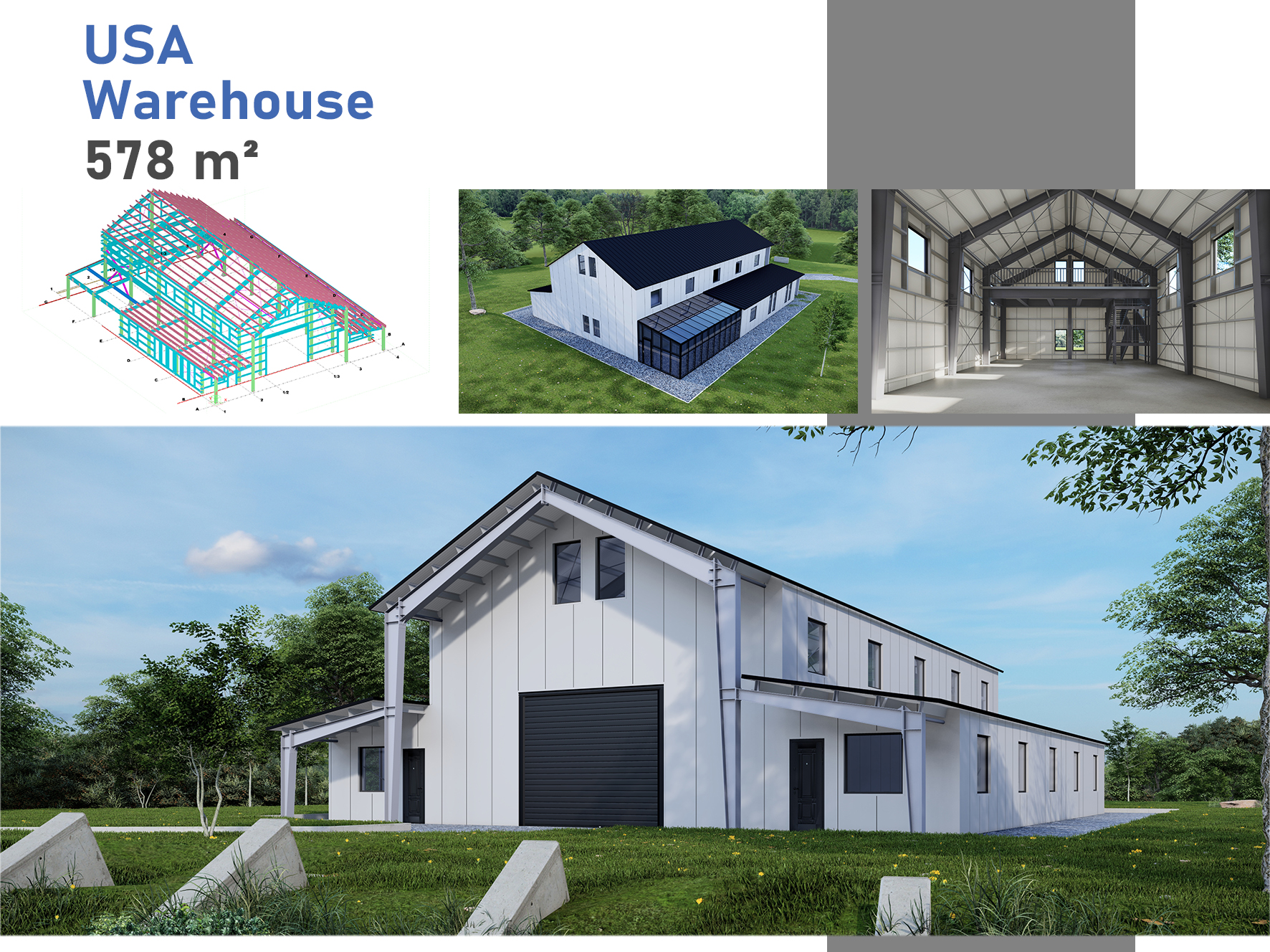 USA, Warehouse, 578 m² - 5